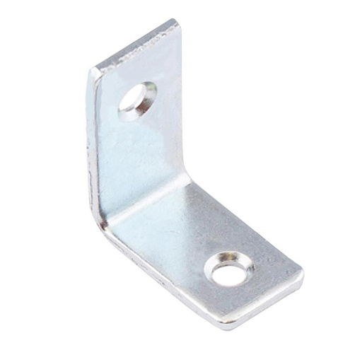Уголки мебельные оцинкованные 30х30х17мм с шурупом, 4шт "Element": фотография 1