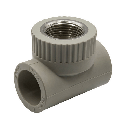 Тройник комбинированный внутренняя резьба  25х3/4''х25 EVER plast : фотография 1