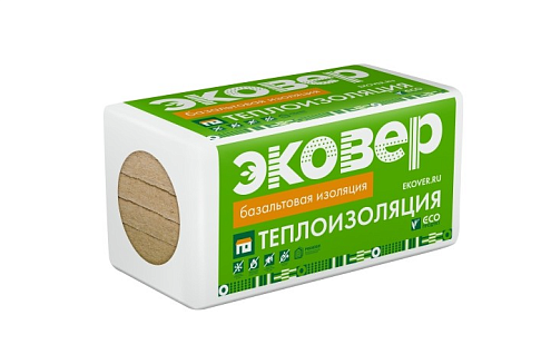 ЭКОВЕР Лайт 45кг/м³ 1000х600х50мм, 0,36м³/уп: фотография 1
