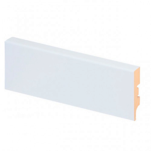 Плинтус МДФ Smartprofile Paint 60, 60х16мм, белый: фотография 1