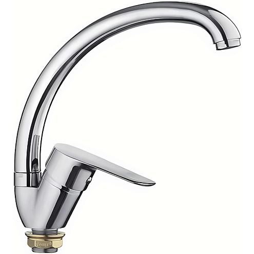 Смеситель для кухни 40к F41703-B FRAP б/отв. боковая п/гайку: фотография 1