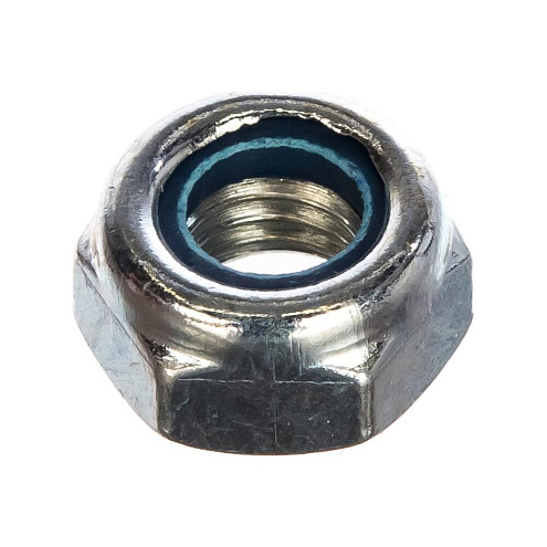 Гайка оцинкованная  самоконтрящаяся DIN 985 М10, 4шт: фотография 1