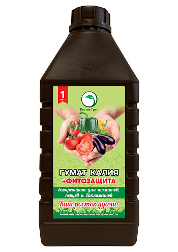 Удобрение органическое для томатов, перцев, баклажанов 1л: фотография 1