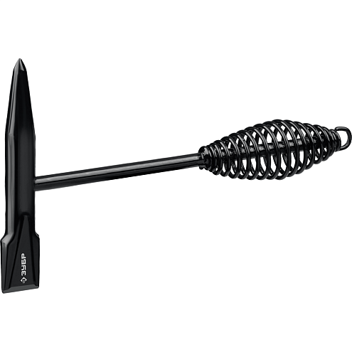 Молоток-сварщика, со стальной ручкой, 450г, ЗУБР: фотография 1