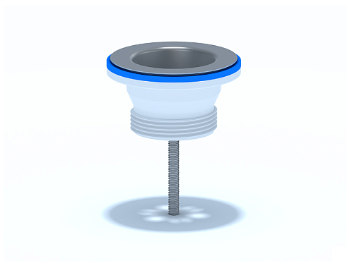  Выпуск 1 1/4" с нержавеющей решеткой АНИ Пласт М200 : фотография 1