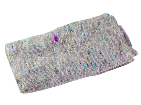 Тряпка хлопковая для пола, серая, 600х800мм: фотография 1