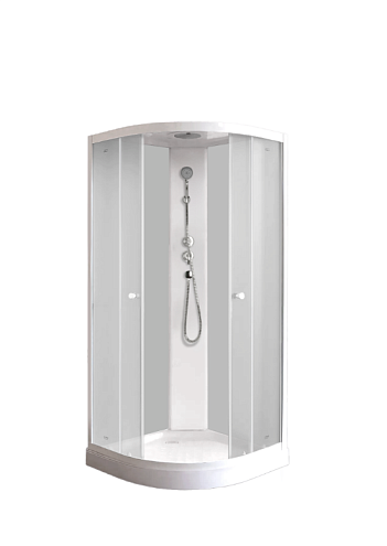 Кабина душевая PARLY EF931 90х90х210 низкий поддон: фотография 1