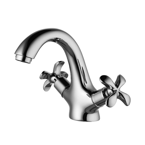 Смеситель Lemark "Флора" LM0106C для умывальника монолитный хром: фотография 1