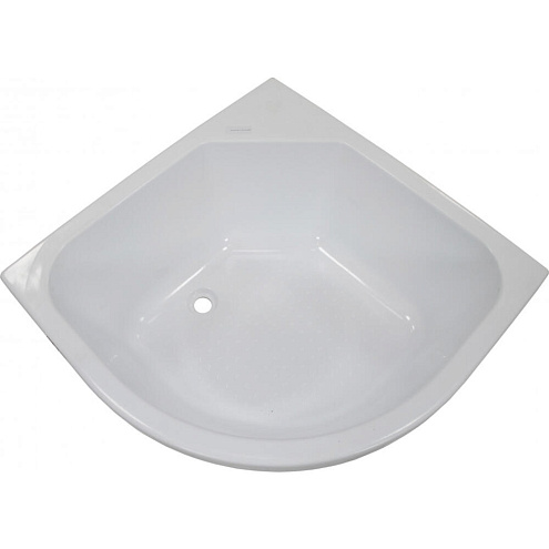 Поддон ПД5 глубокий полукруг 90х90 , без сиденья: фотография 1