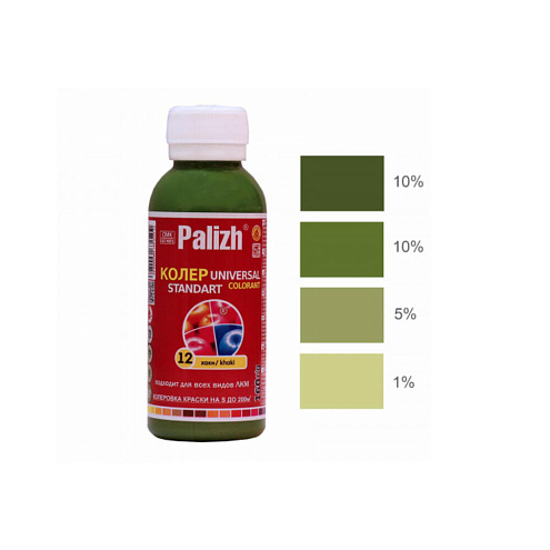 Краситель универсальный Палитра №12 100мл хаки: фотография 1