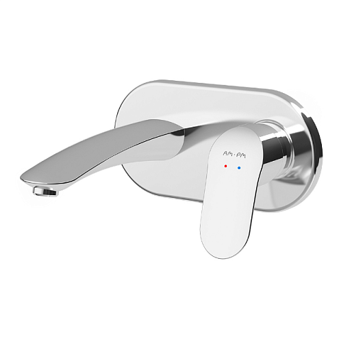 F8072200 Like, смеситель д/умывальника, монтируемый в стену, хром, шт.: фотография 1