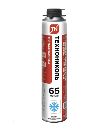 Пена монтажная Технониколь 65 CONSTANT зимняя, 1000 мл: фотография 1