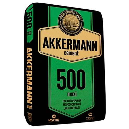 Цемент Akkermann ПЦ 500  (ЦЕМ II А-Ш 42,5 Н)  50кг : фотография 1