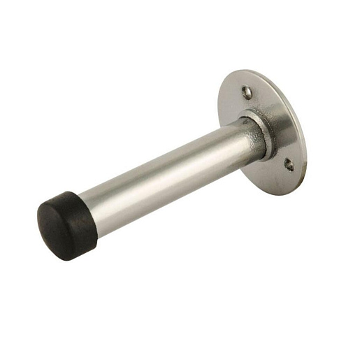 Ограничитель дверной Настенный 70мм хром: фотография 1