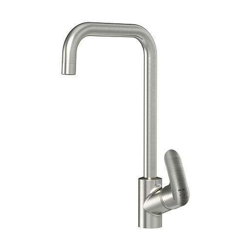 F8006011 Like, смеситель для кухни G-образный излив, сатин, шт.: фотография 1