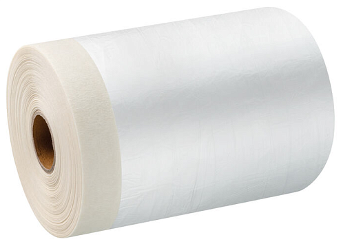 Защитная пленка с бумажной малярной лентой 550мм х 33м, высота рулона 100мм Color Expert: фотография 1