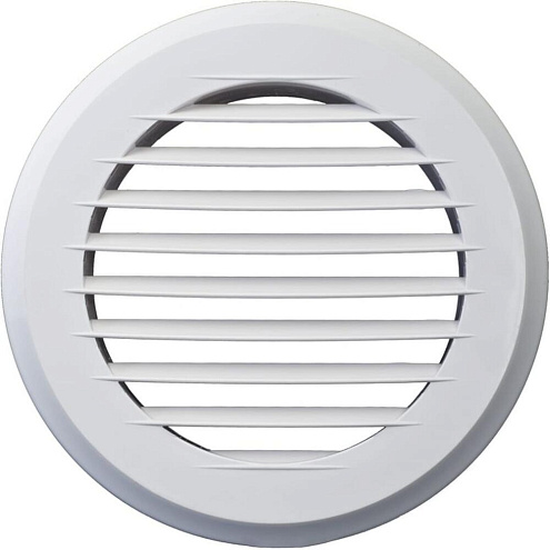 Вентиляционная решетка D145 ПКР 145 пластик, без фланца ЭВЕНТ: фотография 1