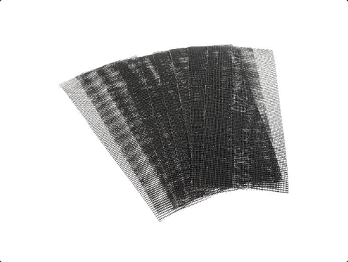 Сетка абразивная карбид кремния, основа - стекловолокно, Р220, 105х280мм 10шт, РемоКолор: фотография 1