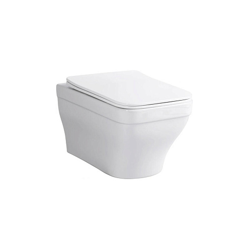 Унитаз подвесной безободковый Aquatek Амадео AQ1163-00 520х365х320 с сиденьем Soft Close: фотография 1