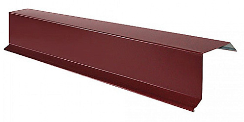 Планка ветровой доски 80х100мм красное вино(3005) L=2,0м: фотография 1