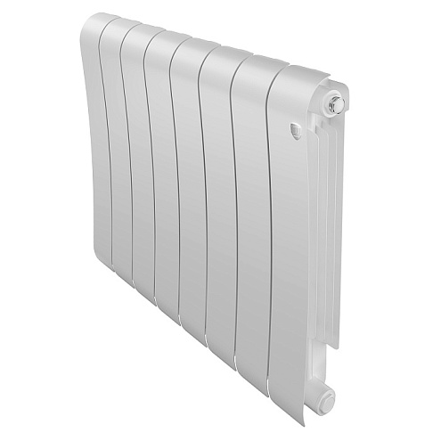 Радиатор биметаллический Royal Thermo Infinity 500х90 /Bianco Traffico 8 секций: фотография 1