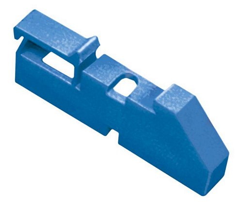 Изолятор на DIN-рейку син. IEK YIS22: фотография 1