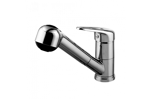 Смеситель Lemark "Луна" LM4150C для кухни с вытяжным изливом хром: фотография 1