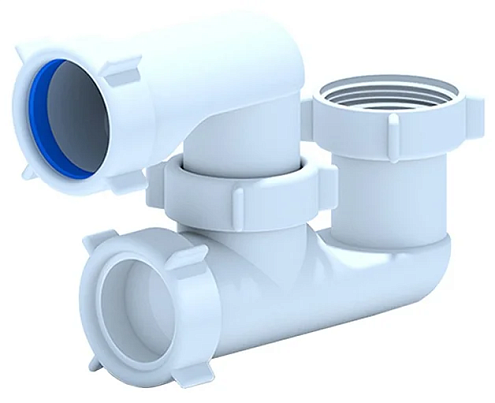 Сифон для ванны регулируемый 1 1/2"х40 АНИ Пласт E200: фотография 1