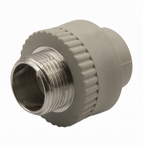 Муфта комбинированная наружная резьба 20х3/4'' EVER plast  : фотография 1