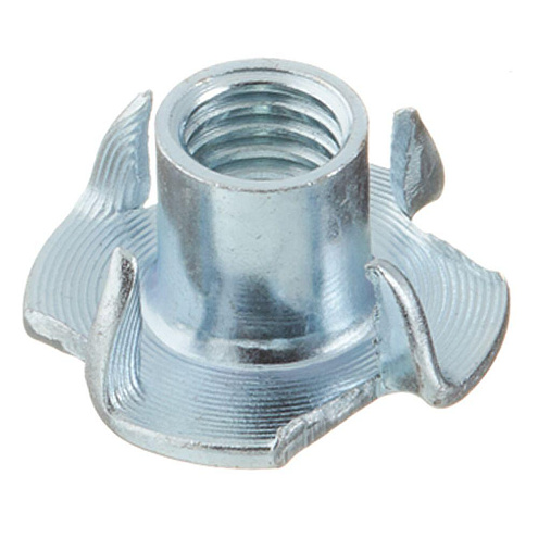 Гайка мебельная забивная оцинкованная М 6мм, 10шт "Element": фотография 1