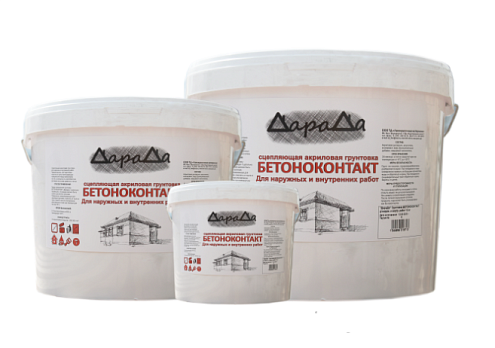Грунт бетонконтакт «ДараДа», 14кг: фотография 1