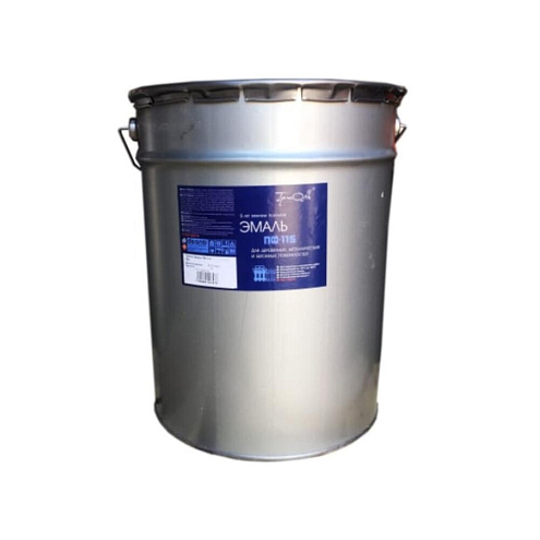 Эмаль ПФ-115 (ГОСТ 6465-76) «ТРИОЛЬ» Серый RAL7040, 22кг : фотография 1