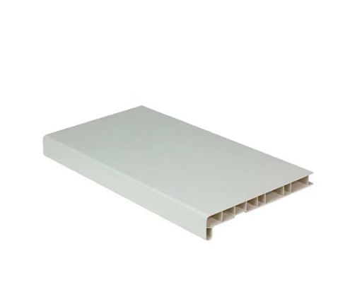 Подоконник ПВХ "МП" белый 6000х500мм: фотография 1