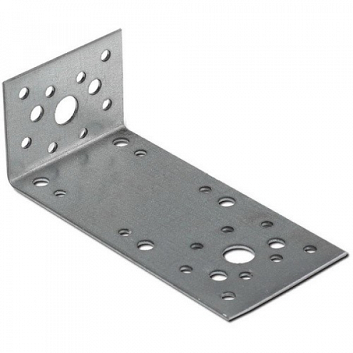 Уголок крепежный асимметричный KUAS 90х50х55мм: фотография 1