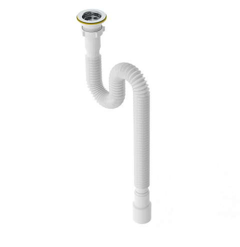 Гофрированный сифон 1 1/2"х40/50 800мм Санденсант F103-АК: фотография 1