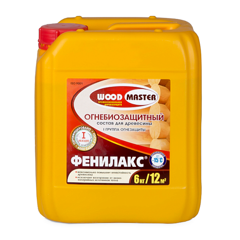 Состав ФЕНИЛАКС, 6кг, огнебиозащитный, I и II группа: фотография 1