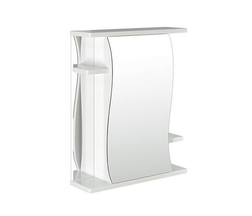 Шкаф навесной "Классик-55" правый без подсветки ПВХ: фотография 1