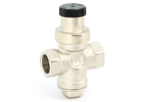 Редуктор давления 1/2" никель Uni-fitt : фотография 1