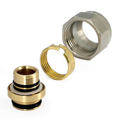 Соединитель обжим-В 16(2.0) х 3/4"ЕК Uni-Fitt: фотография 1