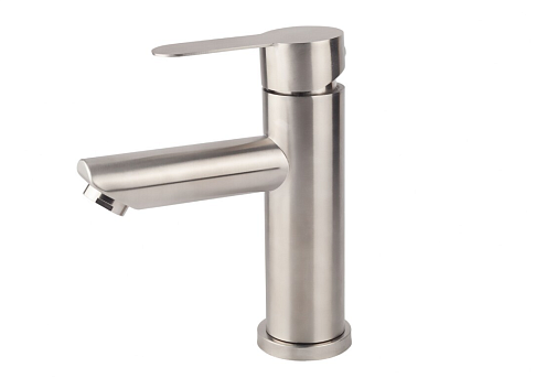 Смеситель для умывальника Sanday 3460 нержавеющая сталь: фотография 1