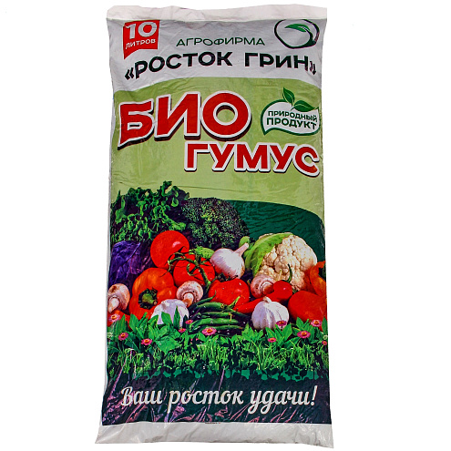 Биогумус, концентрат сухой, 10л: фотография 1