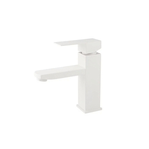 Смеситель для умывальникаSanday SD38001-06 нержавеющая сталь белый: фотография 1