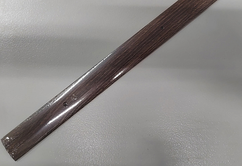 Порог стык 38мм 1,8м дуб браун: фотография 1